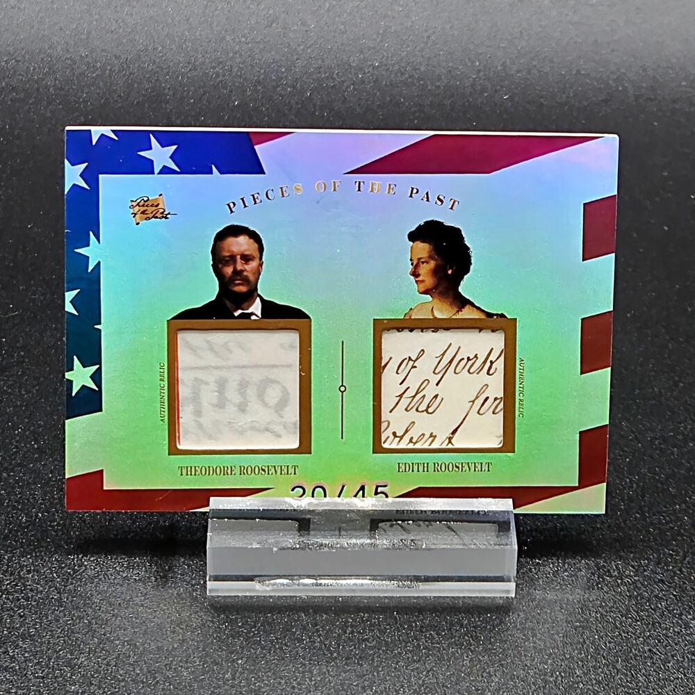 Authentic Handwriting Relics of President Theodore Roosevelt and The First Lady